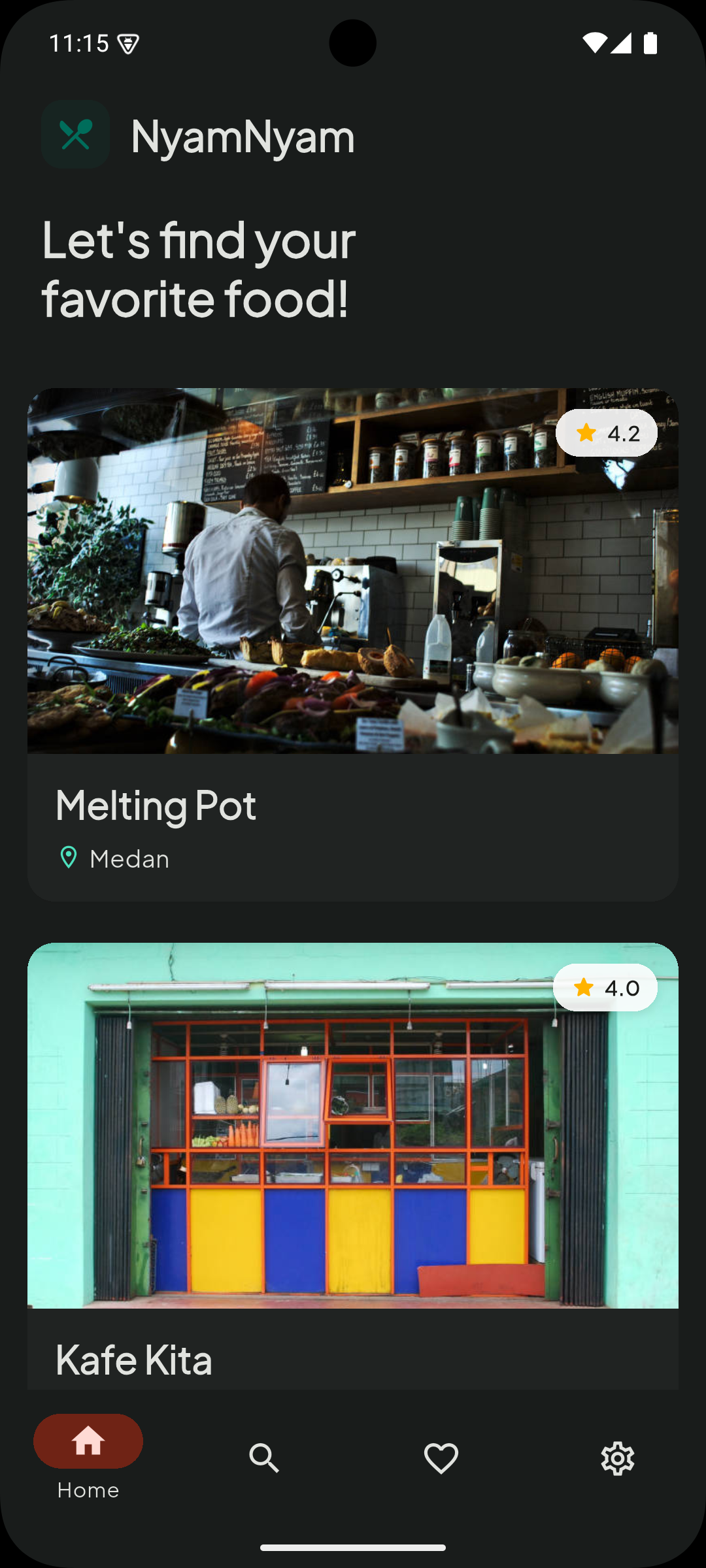 NyamNyam screenshot
